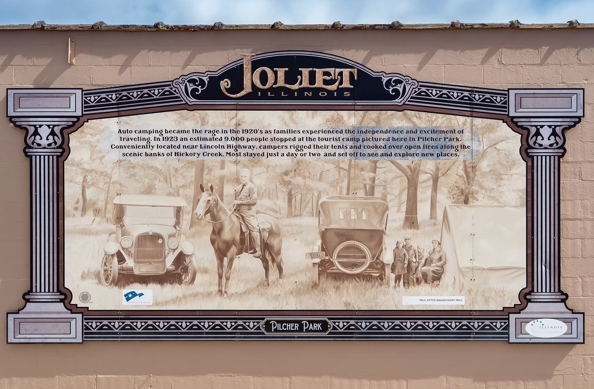 Lincoln Highway Mural - Joliet